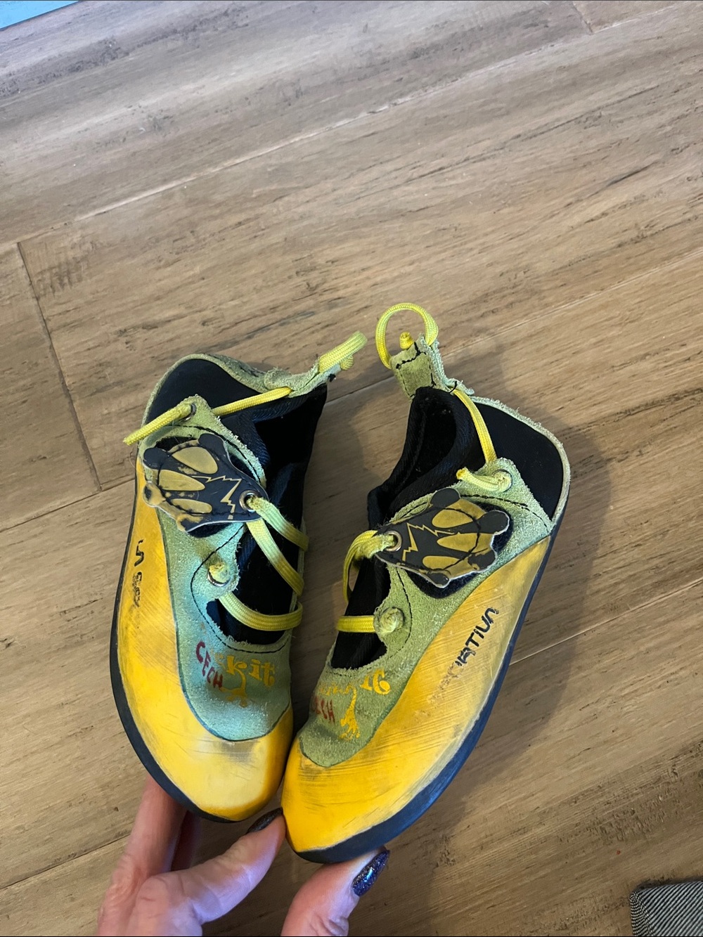 LA SPORTIVA STICKIT CLIMBING SHOES - 10-11 - Picture 5 of 7